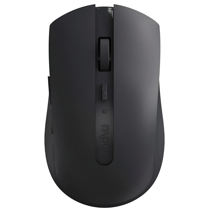 Мышь Rapoo M350L Silent беспроводная, бесшумная, с аккумулятором, 2400 DPI, dark grey