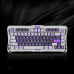 Клавиатура игровая GravaStar Mercury V75 проводная с магнитными переключателями - Mecha Gray