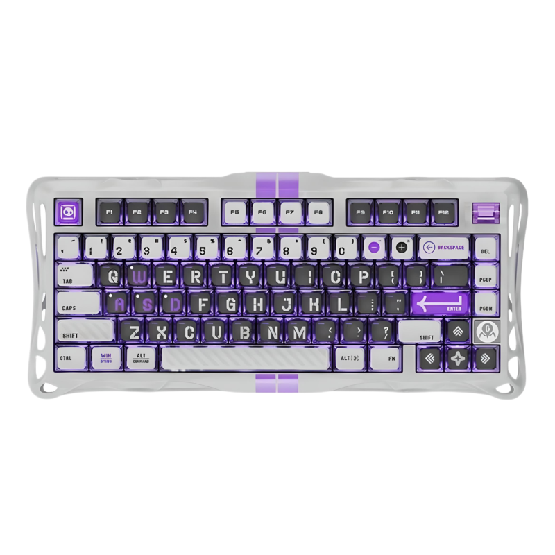 Клавиатура игровая GravaStar Mercury V75 проводная с магнитными переключателями - Mecha Gray