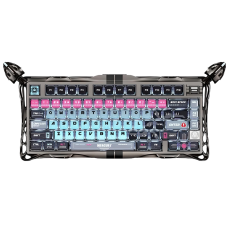 Клавиатура игровая GravaStar Mercury V75 Pro проводная с магнитными переключателями – Cyberpunk