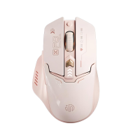 Беспроводная мышь INPHIC F8-II с подключением USB 2.4G, аккумулятором, 2400 DPI, milk tea