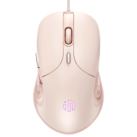 Миша дротова INPHIC B8 ігрова з регульованою RGB підсвіткою та 8800 DPI, рожева