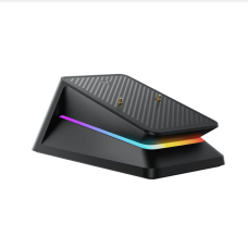 Контактная зарядная база RAPOO P5 с подсветкой RGB-иллюзией для мышек бренда RAPOO, чёрная
