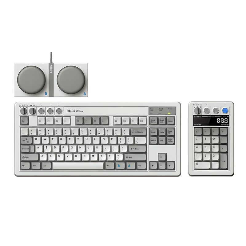 Набір 8BitDo бездротовий механічна клавіатура та цифровий блок - M Edition
