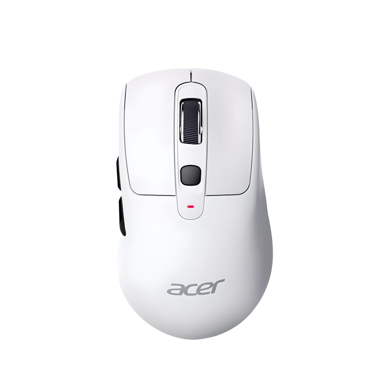 Миша ACER OMR227 з бездротовим підключенням по Bluetooth і USB2.4G, акумулятором, 4000 DPI, білий