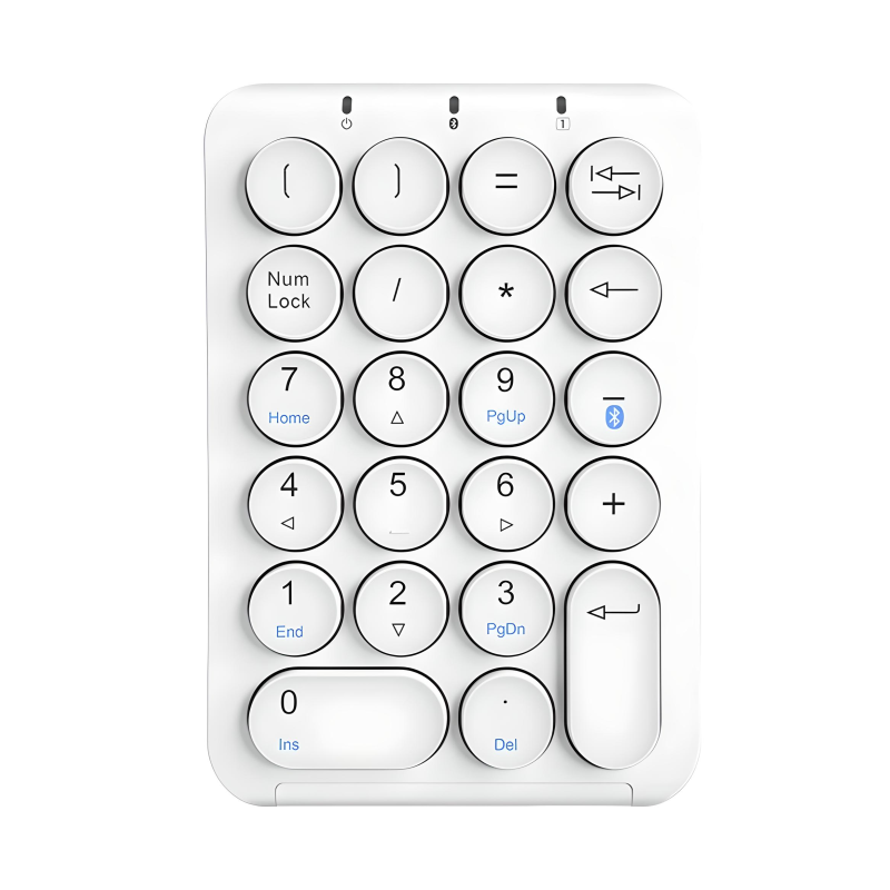 Клавіатура BOW HB159 цифрова бездротова з Bluetooth, біла