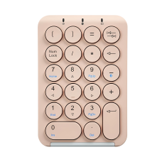 Клавіатура BOW HB159 цифрова бездротова з Bluetooth, рожева