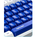 Проводная клавиатура INPHIC K9 с RGB подсветкой, подключение USB-TypeC, компактная, тихая, сине-белый (Ukr)