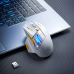 Игровая мышь Inphic A9 Explorer Pro с комбинированным подключением, подсветкой, 12000 DPI, белая