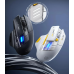 Игровая мышь Inphic A9 Explorer Pro с комбинированным подключением, подсветкой, 12000 DPI, белая