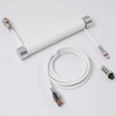 USB-кабель GravaStar Coiled Aviator - белый