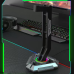 Підставка J10 для навушників, з 2 USB для заряджання та регульованим RGB підсвічуванням