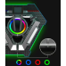 Підставка J10 для навушників, з 2 USB для заряджання та регульованим RGB підсвічуванням