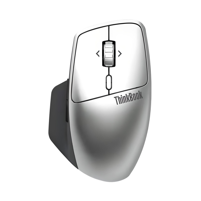 Миша бездротова Lenovo ThinkBook MOBTN5O з підключенням USB 2.4Gz + Bluetooth, 3200 DPI, gray