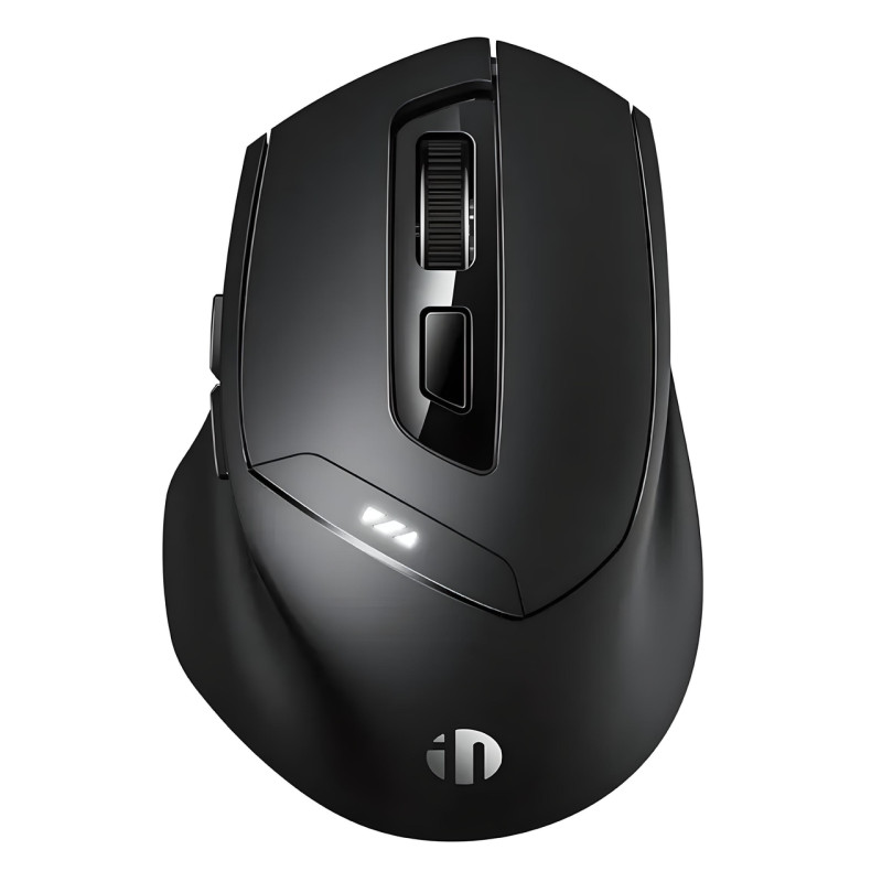 Миша Inphic DR01 бездротова Bluetooth + USB 2.4ГГц та 2400 DPI, чорний