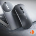 Миша бездротова Inphic M1Pro з підключенням USB 2.4ГГц + Bluetooth, акумулятором, 2400 DPI, матовий чорний