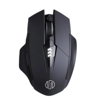 Миша бездротова Inphic A1 з підключенням USB 2.4Gz + Bluetooth, з акумулятором та 2400 DPI, mate black