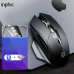 Миша бездротова Inphic A1 з підключенням USB 2.4Gz + Bluetooth, з акумулятором та 2400 DPI, mate black