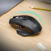 Миша бездротова Inphic A1 з підключенням USB 2.4Gz + Bluetooth, з акумулятором та 2400 DPI, mate black