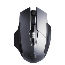 Миша бездротова Inphic A1 з підключенням USB 2.4Gz + Bluetooth, з акумулятором та 2400 DPI, grey
