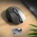 Миша бездротова Inphic A1 з підключенням USB 2.4Gz + Bluetooth, з акумулятором та 2400 DPI, grey