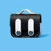 Чохол захисний у вигляді портфеля Yoobao для навушників AirPods PRO із засувками кнопками, чорний з білим