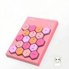 Numpad клавіатура MOFII SK-660AGC цифрова бездротова USB 2.4G, рожева