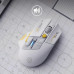 Миша бездротова Inphic A9 Explorer з підключенням Bluetooth, 2.4G, акумулятором, 2400 DPI, white