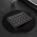 Клавіатура BOW HB159 цифрова бездротова з Bluetooth, чорна