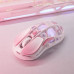 Миша GravaStar Mercury M1 Pro ігрова з комбінованим підключенням, Sakura Pink
