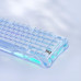 Клавіатура GravaStar Mercury K1 Special Edition із комбінованим підключенням - Ice Blue