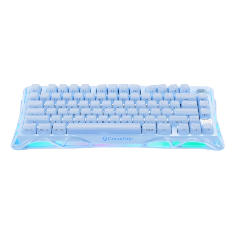 Клавіатура GravaStar Mercury K1 Special Edition із комбінованим підключенням - Ice Blue