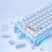 Клавіатура GravaStar Mercury K1 Special Edition із комбінованим підключенням - Ice Blue