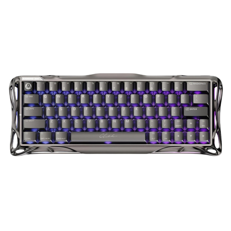 Клавіатура ігрова GravaStar Mercury V60 Pro Deluxe Edition дротова - GunMetal