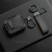Чохол YILUYE для AirPods Pro 3 з карабіном, клямкою та підставкою, чорний з матовим сірим