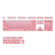 Комплект кейкапів XVX Pink Blush для клавіатури, 132 штуки