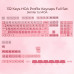 Комплект кейкапів XVX Pink Blush для клавіатури, 132 штуки