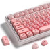 Комплект кейкапів XVX Pink Blush для клавіатури, 132 штуки