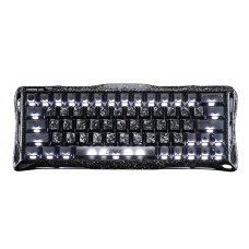 Ігрова клавіатура магнітна дротова GravaStar Mercury V60 Pro Special Edition - Cyber Frost Black