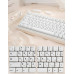 Кейкапи для механічної клавіатури "Minimalist White" з російською розкладкою, 129 клавіш, MO профіль