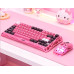 Клавіатура FoWhat NEO75 (GravaStar Mercury K1 Lite) із комбінованим підключенням - Berry Red
