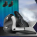 Эргономичная вертикальная мышь DELUX M618XSD c OLED дисплеем, комбинированным подключением и аккумулятором, BL