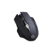 Мышь беспроводная INPHIC A1 с подключением USB 2.4Gz + Bluetooth, с аккумулятором и 2400 DPI, mate black