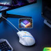 Мышь игровая проводная INPHIC PG1 с RGB подсветкой и 12800 DPI, для геймеров, бело-серый