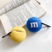 Захисний силіконовий чохол M&M для навушників AirPods PRO / PRO 2 з карабіном, синій