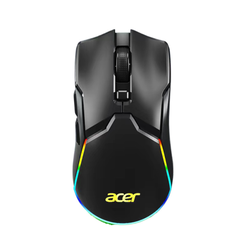 Миша ACER OMW110 ігрова з комбінованим підключенням USB, Bluetooth, USB 2.4ГГц, RGB, 10000 DPI, ЧОРНИЙ