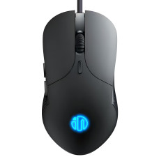 Мышь проводная INPHIC B1 игровая с регулируемой RGB подсветкой и 8800 DPI, ЧЁРНЫЙ матовый
