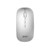 Миша бездротова ACER OMR050 з підключенням USB 2.4ГГц + Bluetooth, акумулятором, 1600 DPI, сріблястий