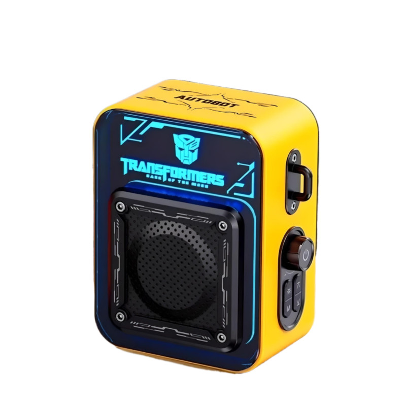 Портативна Bluetooth колонка Transformers TF-Y02 BumbleBee з басами, RGB-підсвічуванням, 1800 mAh, жовта