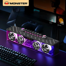 Бездротова колонка MONSTER AIRMARS G06, з Bluetooth, з басами, з регульованим RGB підсвічуванням, 4000 mAh